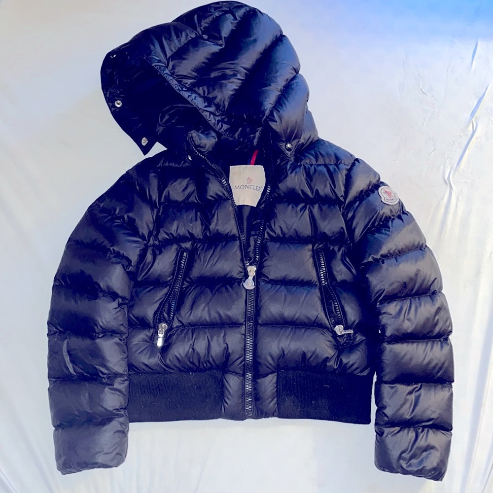 Little kids Black moncler basically new